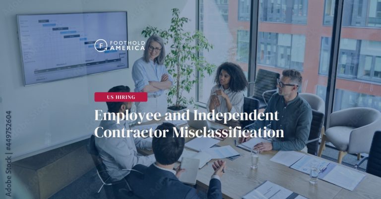 Business meeting on employee classification issues.
