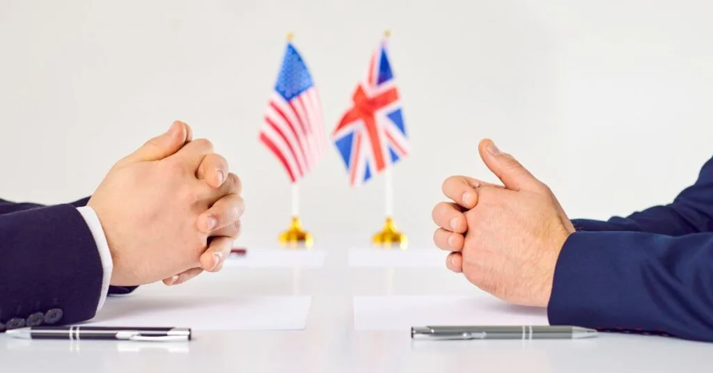 Expansion von Großbritannien in die USA