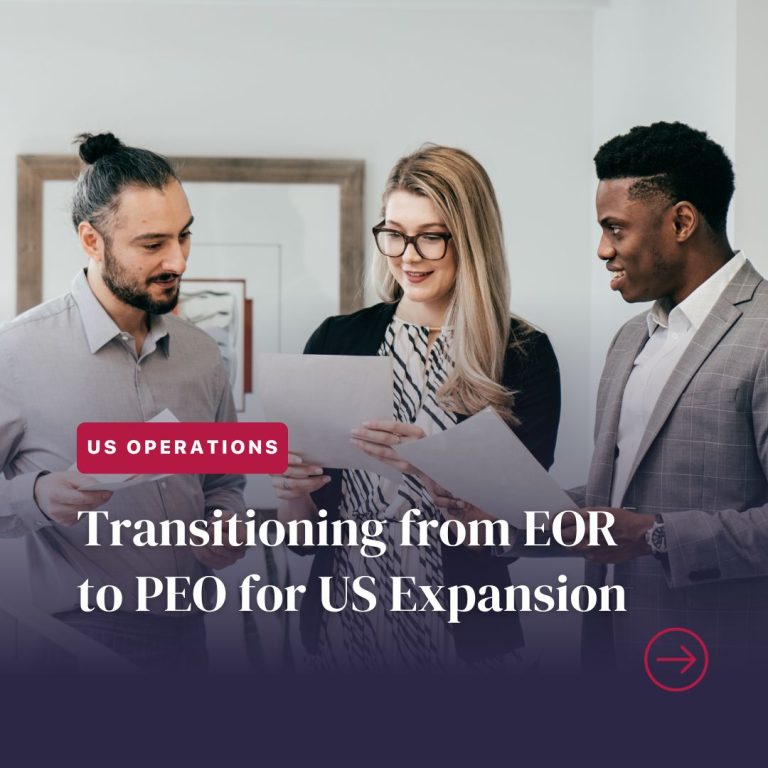 Professionals discussing US business expansion plans.