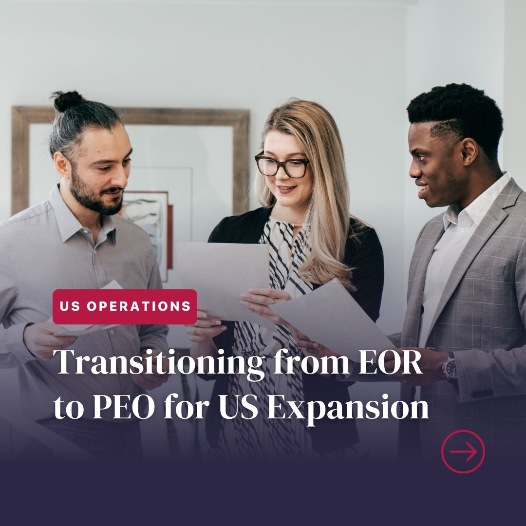 Professionals discussing US business expansion plans.