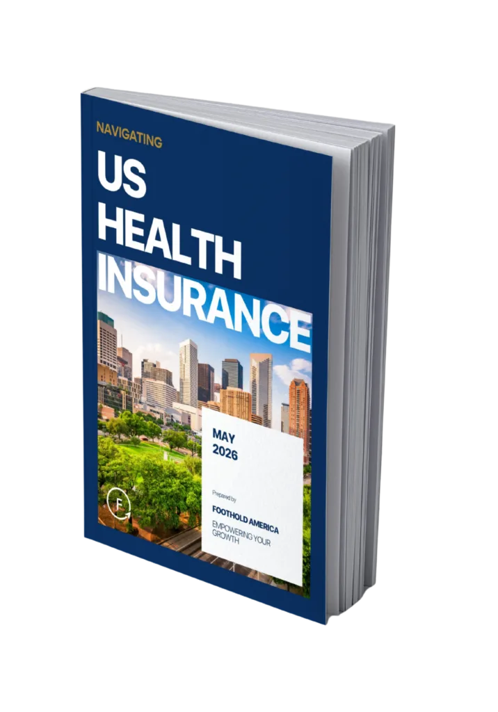Omslag van de gids 'Navigating US Health Insurance'