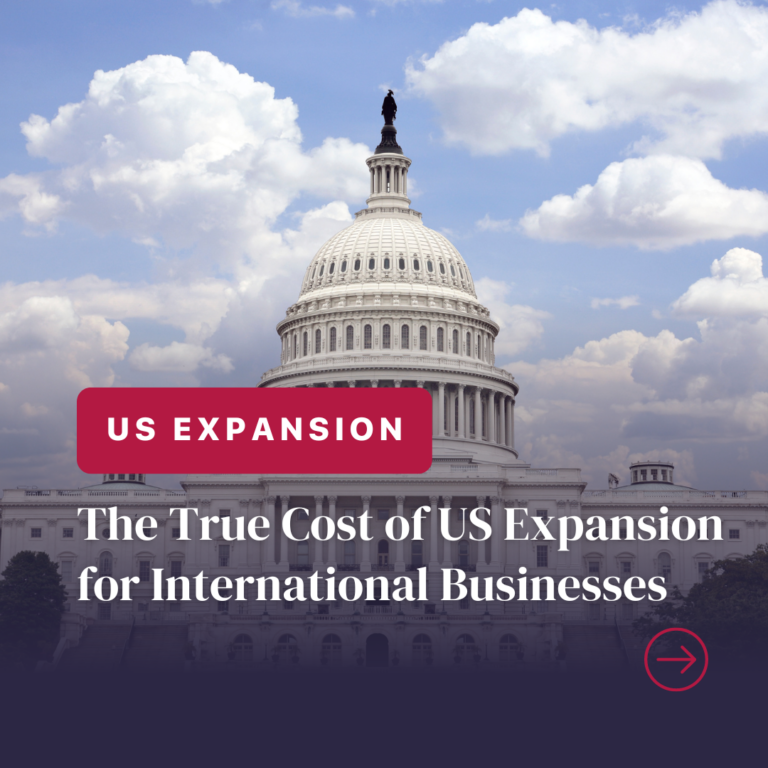 US Capitol with text on business expansion costs.