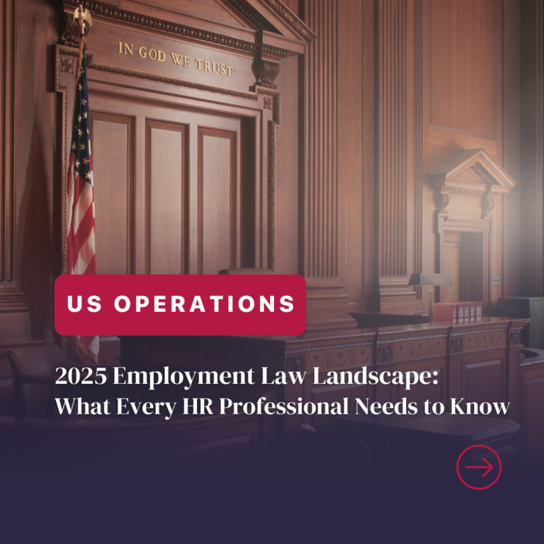 2025 US Employment Law Guide in Courtroom Setting