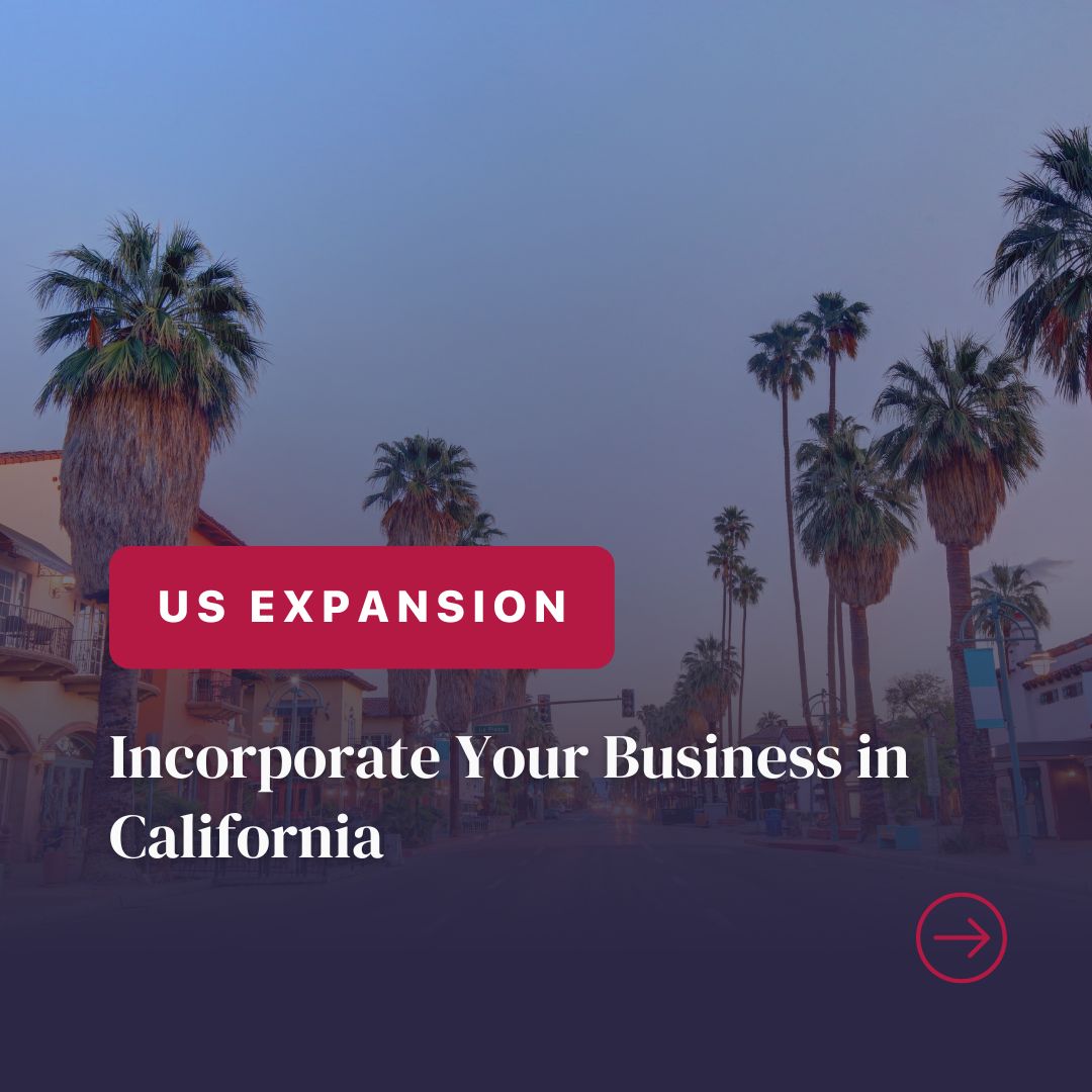 Incorporate in California