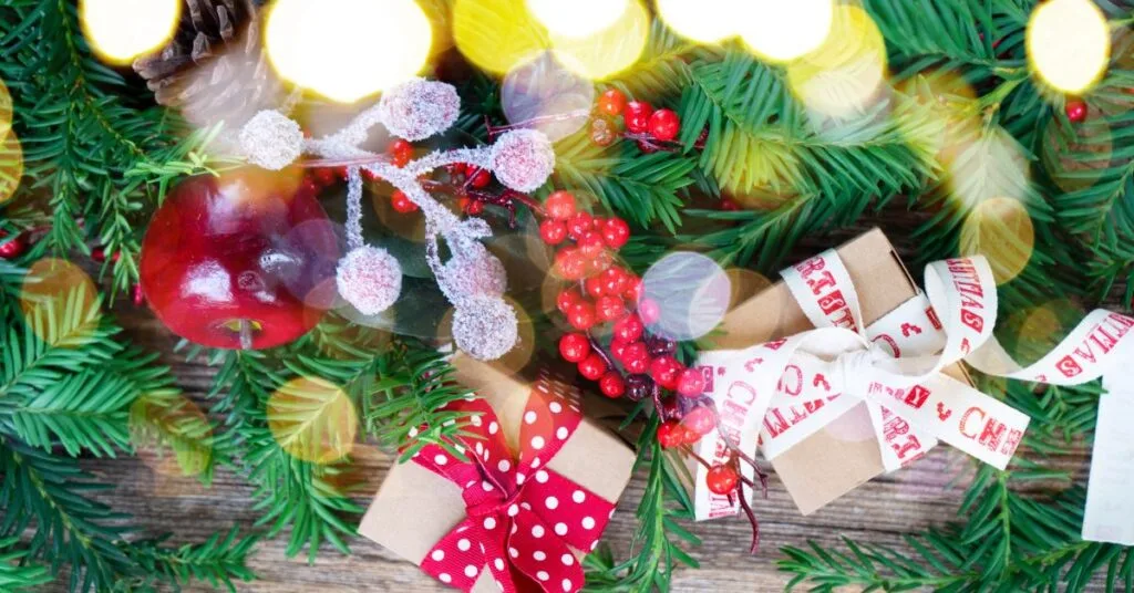 nous offrant des cadeaux