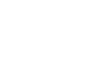 L&A Lando & Anastasi logo on black background