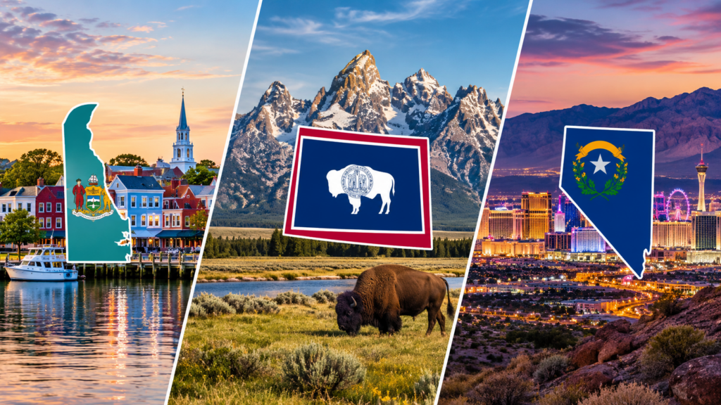 Comparison of Delaware, Wyoming and Nevada formation costs and annual fees for international founders
